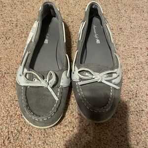 American Eagle Outfitters Women's Gray and White Loafers